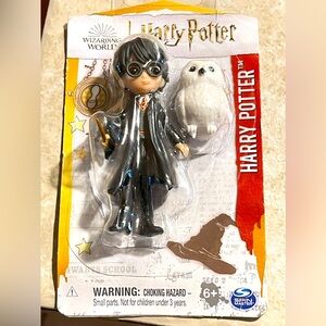 Spin Master Wizarding World Harry Potter 3 Inch Figure With Hedwig Owl Rare